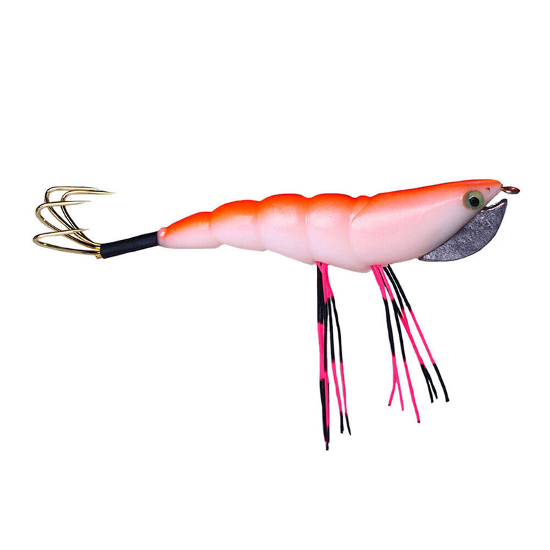Wood Shrimp Simulation Fishing Lures 12cm 17.2g Artificial Bait Fishing Tackl