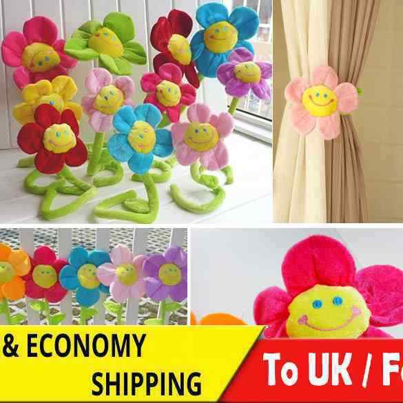 Flower Tie Back Clasps Curtain Clip Flexible Tieback Holdback Holder