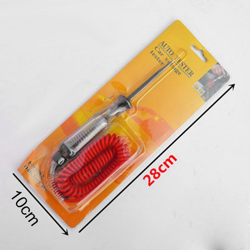 DC 6-24V Transparent Car Auto Motorcycle Circuit Tester Probe Test Pencil Newly