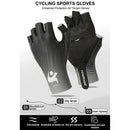 Half Finger Gloves Summer Sports Cycling Gloves for Men Women (Black M) Newly