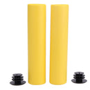 Bike Grips UltraLight Silicone Material Handlebar MTB Bicycle Grip(Yellow)