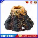 Aquarium Volcano Shape & Air Bubble Stone Oxygen Pump Fish Tank Ornament