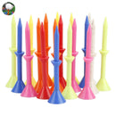 50x Golf Tees Plastic 3.25 Inch Long Golf Tees Unbreakable Colored Golf Tees.