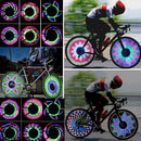 2xRoad Bike Spoke Lamp Rainproof Tyre Reflector Double-Sided Color Warning