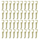 40pcs Fishing Hook Sleeves Stop Beads Screws Peg Soft Anti-Tangle Tube Accessory