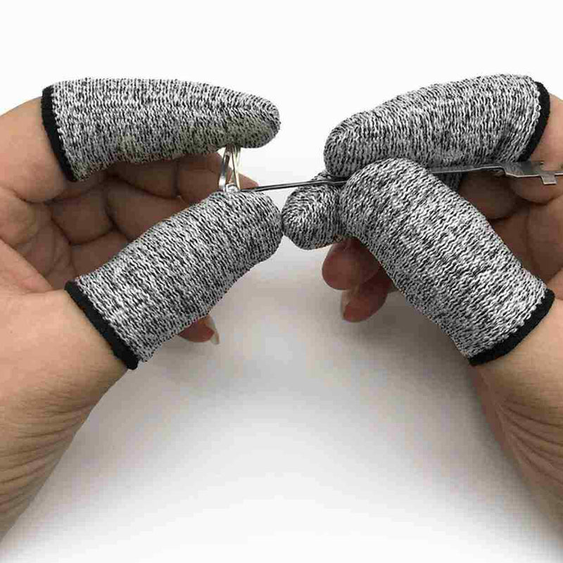 1 Pair Anti-Cut Finger Cover Gloves Picking Finger Kitchen X3E6 Tools J6K0 H9Q2