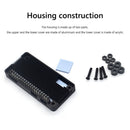 Case for Raspberry Pi Zero/Zero W/Zero 2W (V2-Black Shell-Black Pin Header)