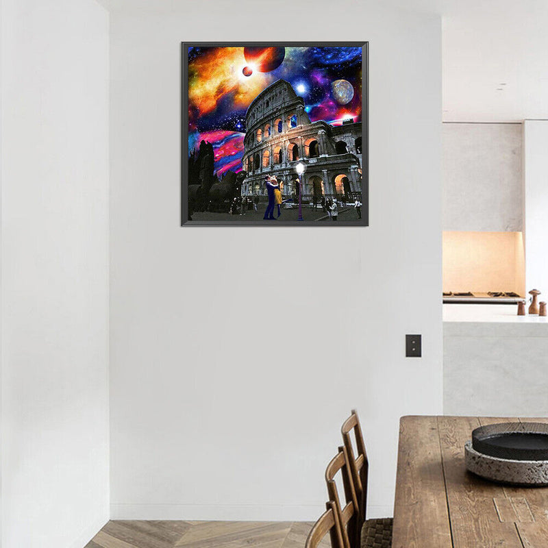 5D Diamond Painting Kit DIY Cosmos Full Round Drill Mosaic Picture (X175)