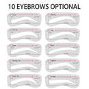 Eyebrow Stencil Grooming Shaper Durable Template Makeup Tools for Women
