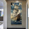 Sailboat Oil Paint By Numbers Kits Canvas Picture Wall Art DIY Craft Coloring