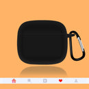 Silicone Case w/ Keychain for ZMI PurPods Pro Earbuds Charging Case (Black)