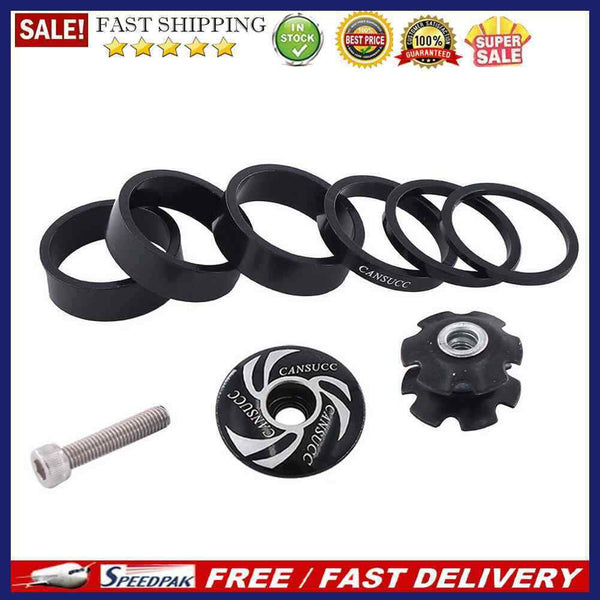 CANSUCC 2 3 5 10mm Aluminum Headset Stem Spacer Fork Washer Cap for Road Bi