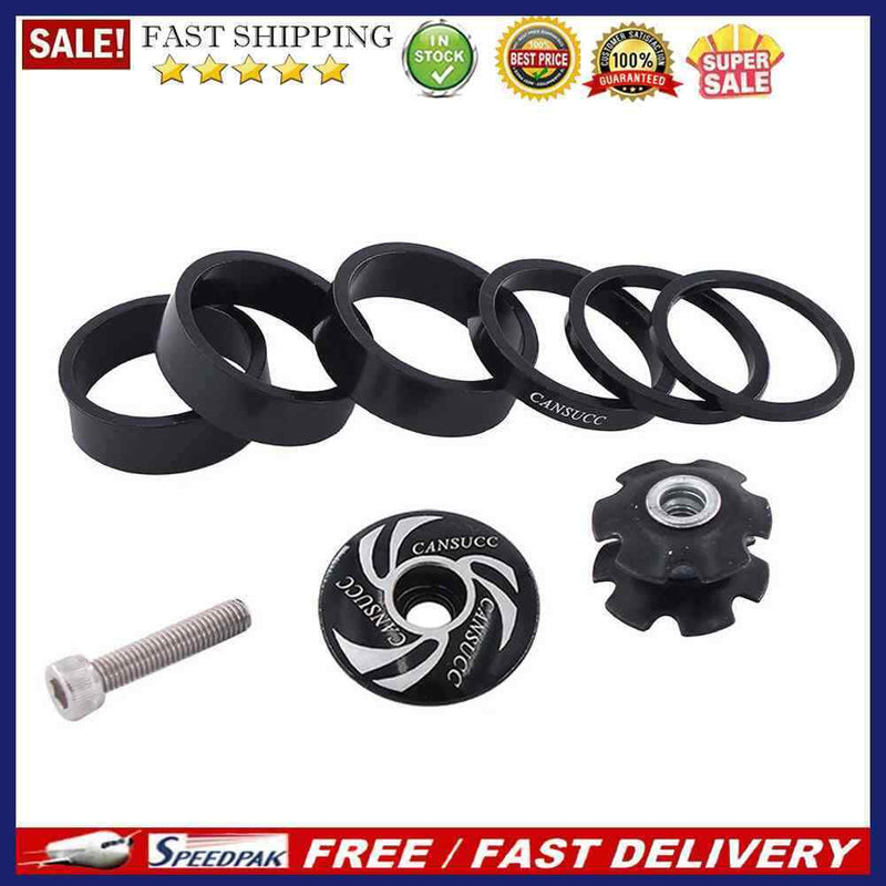 CANSUCC 2 3 5 10mm Aluminum Headset Stem Spacer Fork Washer Cap for Road Bi
