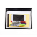 PVC Transparent Stationery Pencil bag Organizer Bags Zipper bag File Holder