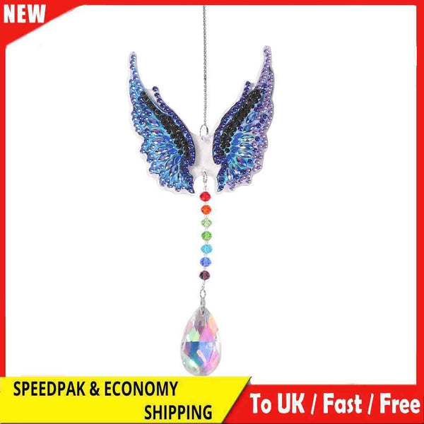 DIY Crystal Point Drill Light Catcher 5D Diamond Painting Wall Hanging Ornament