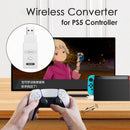 Wireless Gamepad Converter for PS5/Switch/PC USB Bluetooth Controller Receiver