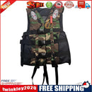 Camouflage Drifting Life Jacket Water Sport Safety Buoyancy Life Vest (L)