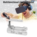 HBP-265 6 in 1 for PS5 VR Move Controller Charger Storage Holder (White) Newly