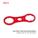Aluminum Bicycle Front Fork Wrench for XCM/XCR/XCT MTB Repair Tool (Red A) Newly