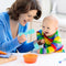 Baby Silicone Training Feeding Spoon Toddlers BPA-free Tableware (Cyan) Newly