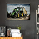 5D Full Drill Diamond Painting Cross Stitch Engineering Vehicle Rhinestone