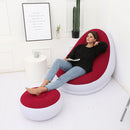 Inflatable Air Sofa Thickened Home Outdoor Beach Leisure Sleeping Bed with Pedal