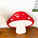 Funny Mushroom Shape Messenger Shoulder Bag Cute Cartoon Girl Cross Body Satchel