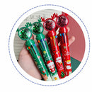 Elementary School Ten Color Pen Christmas Ballpoint Pen Stationery Santa Claus