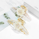 Hairpins Non Slip Flowers Hair Claws Jaw Grip Styling Accessories Hair Clips