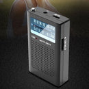 FM Battery Radio Dual Channel Stereo Built-in Antenna Radio for Elderly Gifts