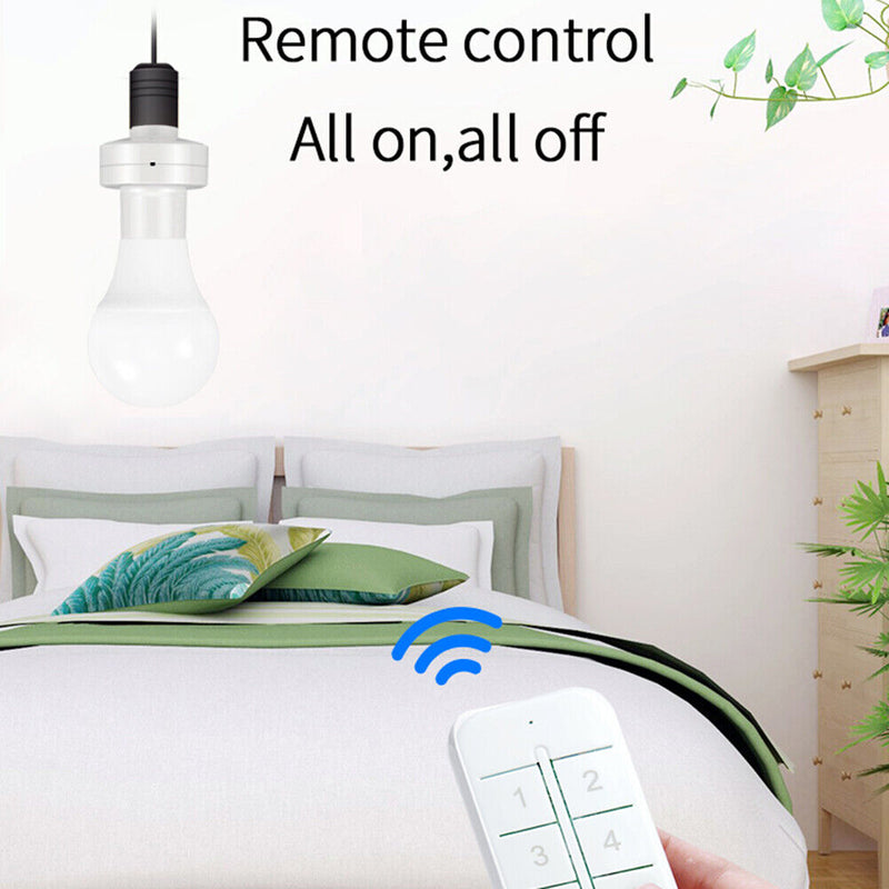 Smart Bulb Baseball Adapter Socket APP Control WiFi LED Lamp Socket