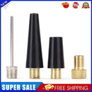 4pcs/set Ball Needle Nozzle Adapter Kit Bicycle Tire Inflate Pump Parts