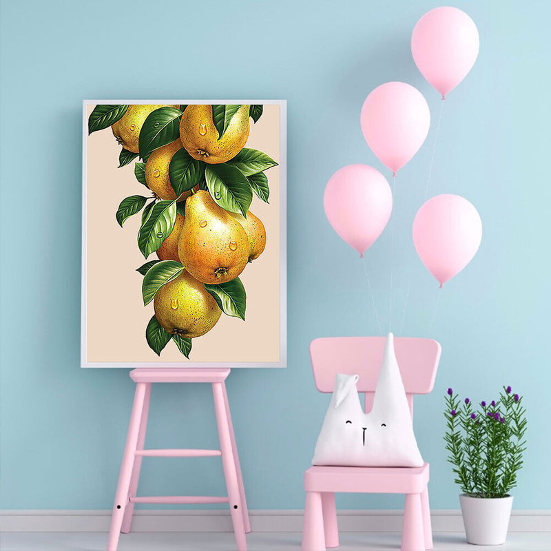 5D Diamond Painting Kit DIY Pear Full Round Drill Mosaic Decoration (E1239)