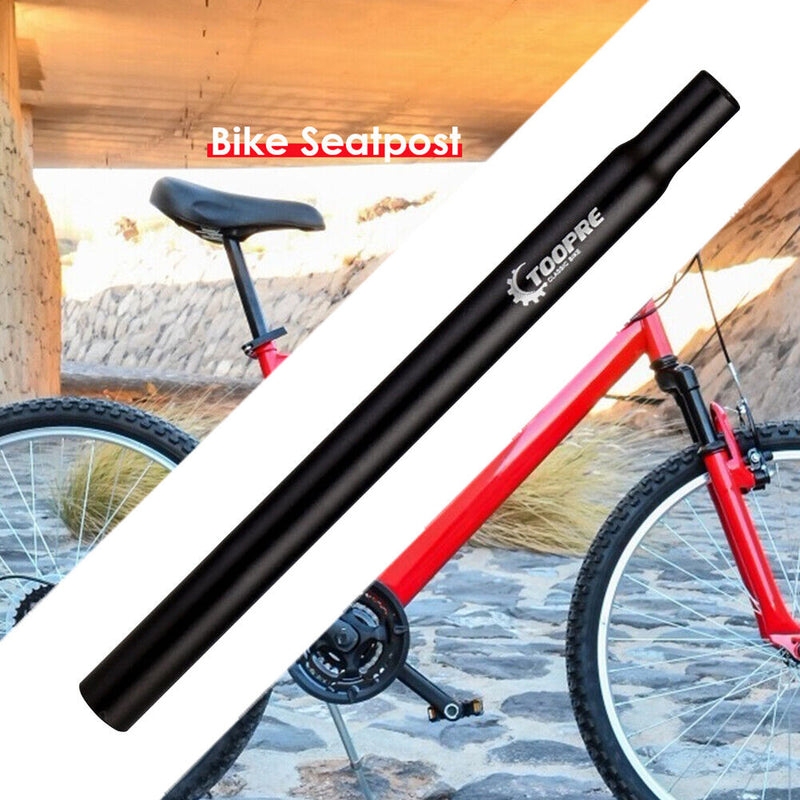 TOOPRE MTB Mountain Bike Seatpost Aluminum Bicycle Seat Tube (27.2x350mm) Newly