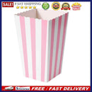 12pcs Favor Candy Treat Popcorn Boxes for Wedding Party Supply(Pink)