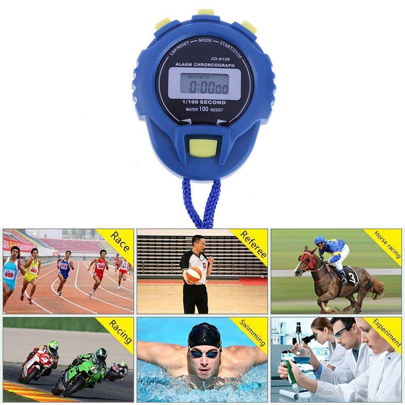 LCD Chronograph Digital Timer Stopwatch Sport Counter Odometer Watch Alarm Newly