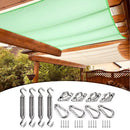 4pcs Sun Shade Sail Installation Hardware Kit for Rectangle Tent Awning