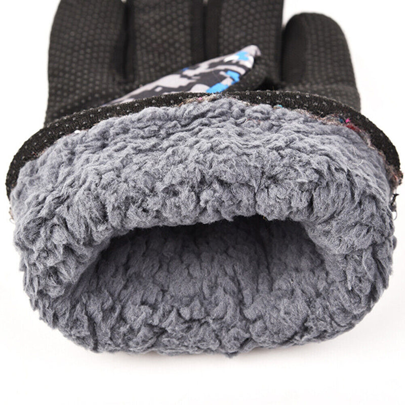Windproof Outdoor Sport Gloves Men Women Winter Fleece Thermal Running Gloves