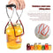 Canning Kit, Canning Jar Lifter with Grip, Anti-Scald Clip Suit, 6pcs (Red)