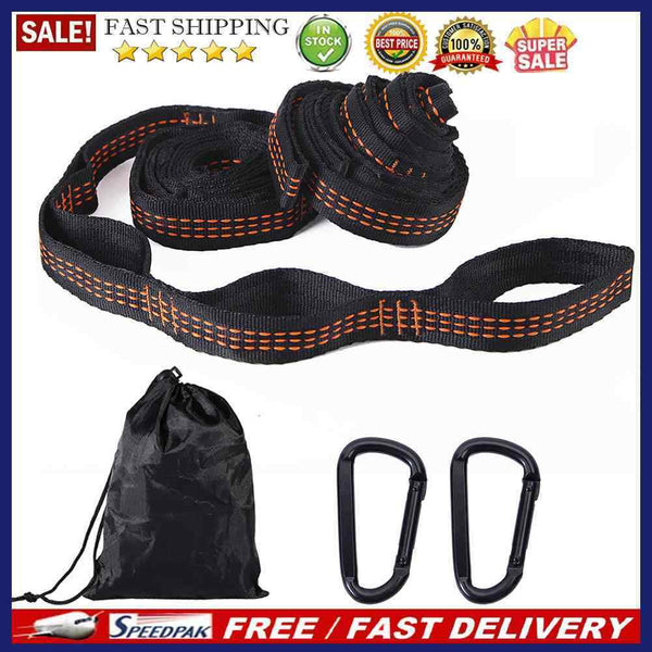 Outdoor Camping Hiking Hammock Straps High Strength Hammocks Hanging Rope B