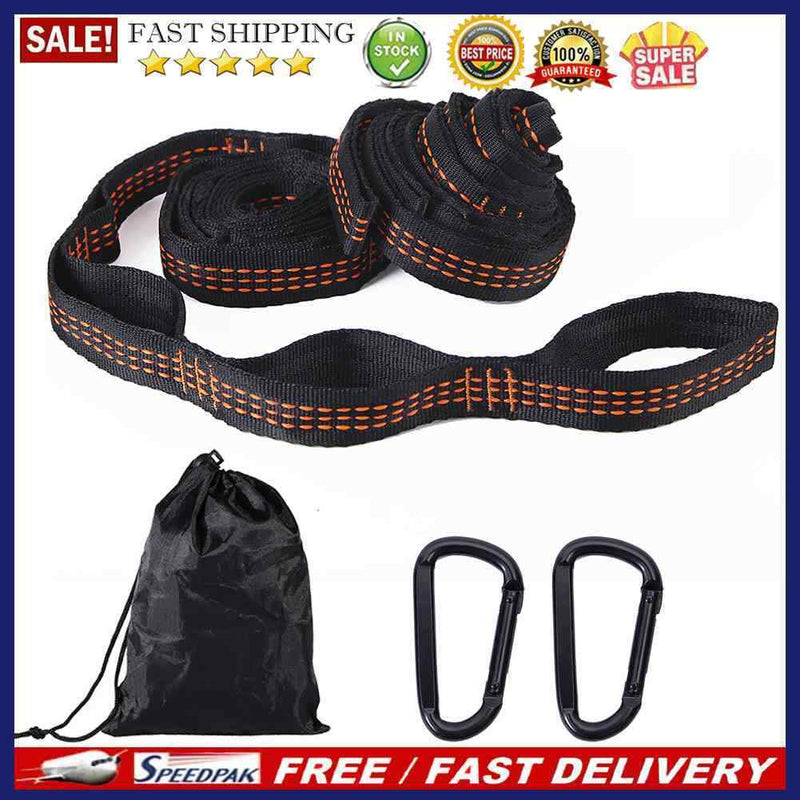 Outdoor Camping Hiking Hammock Straps High Strength Hammocks Hanging Rope B