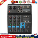 Wireless 4-channel Audio Mixer Bluetooth-compatible USB Sound Mixing (US) Newly
