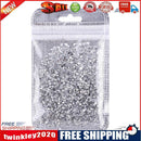 500pcs Glitter Shimmer Sharp Tip Nail Art Rhinestones Manicure Charm (White