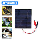 Outdoor Hiking Waterproof Solar Panel Camping Accessories 150x130mm for 3V-5V