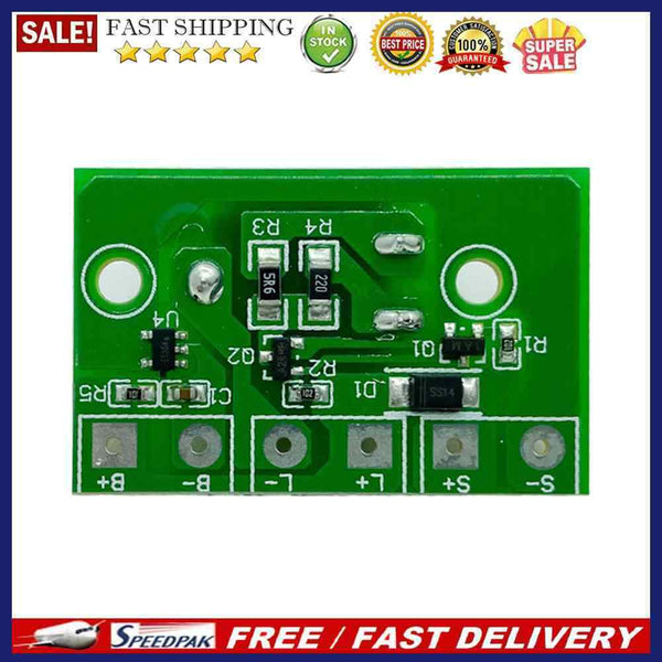 Solar Lawn Lamp Controller 3.7V Lithium Battery Spotlight Circuit Board w/S
