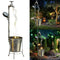 Solar Garden Yard Stake WATER FAUCET PLANTER Fairy Art De Outdoor Light I2U7