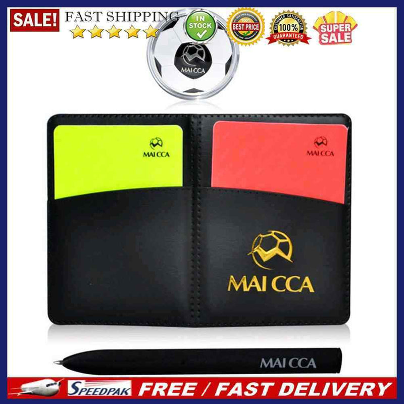 Soccer Referee Cards Football Outdoor Sports Red Yellow Card Training Equip