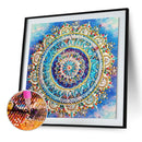 5D DIY Special Shaped Diamond Painting Folk Flower Cross Stitch Embroidery