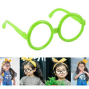 Round Children Glasses Frames Unisex Cartoon Eyeglasses Halloween Party Gifts