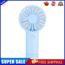 USB Mini Wind Power Handheld Fan Portable Summer Small Cooling Fan (Blue)